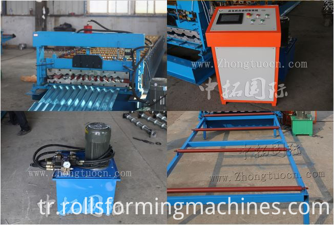 Corrugated board roll forming machine (12) Corrugated board roll forming machine (12)